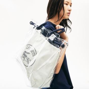 Lacoste Clear Shopper Bag Dámské - Taška Bílé | CZ-UTwqh7